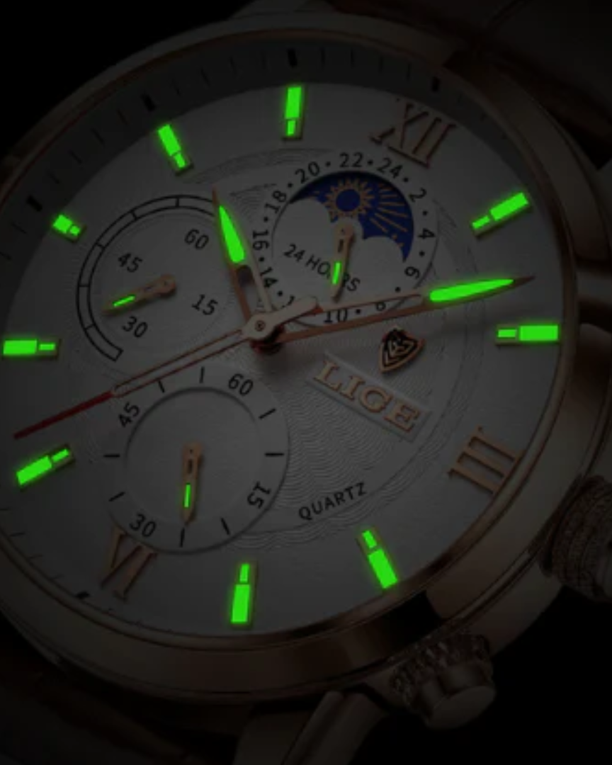 Lugano Elegant Waterproof Watch