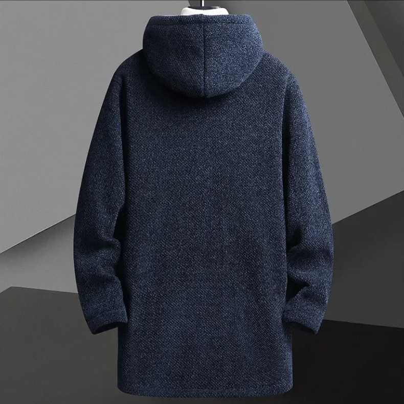 Helsinki Wool Blend Knit Overcoat