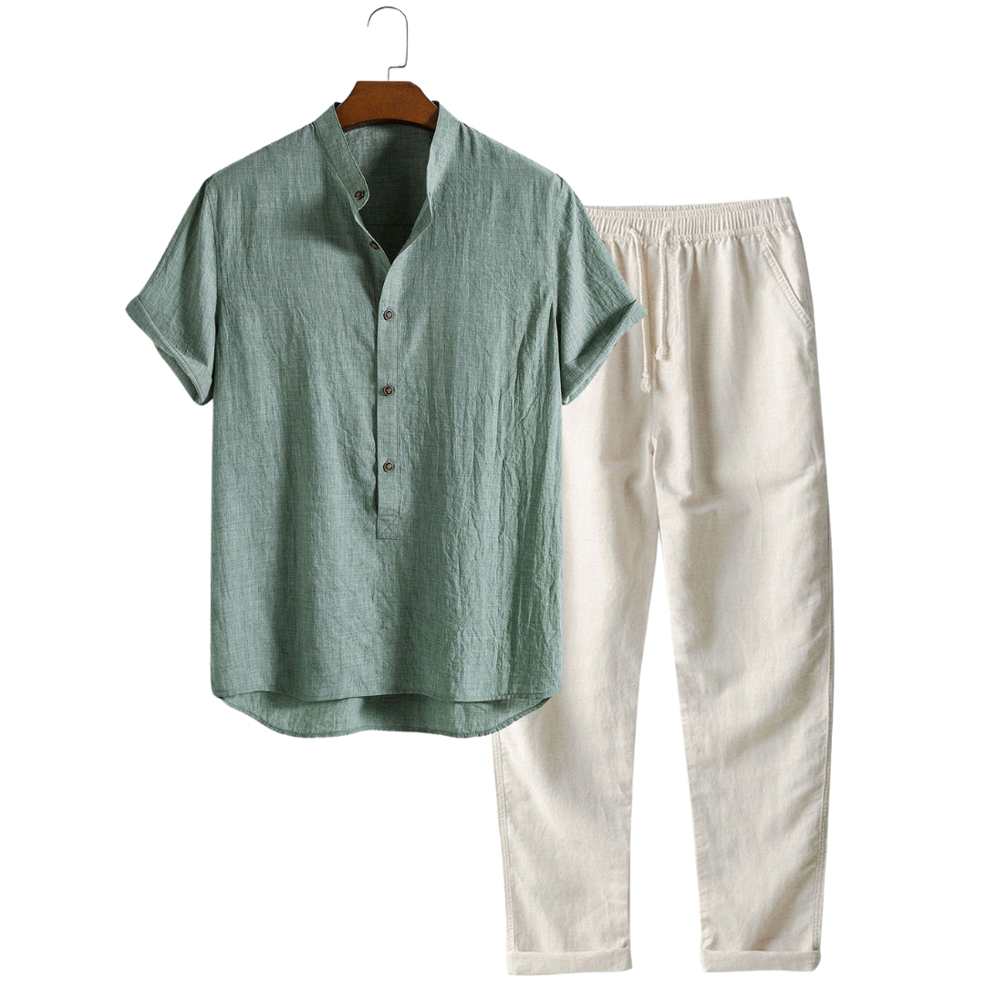 Dominica Short-Sleeve Set