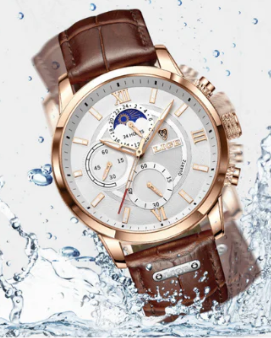 Lugano Elegant Waterproof Watch