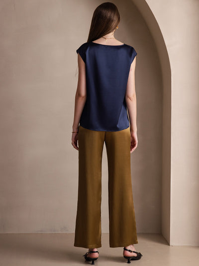 19Momme Silk Cap Sleeve Blouse