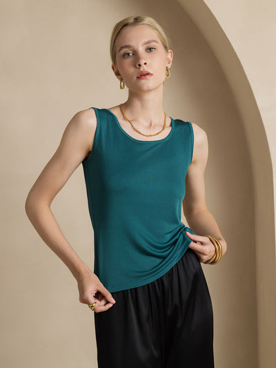 Silk Knitted Lounge Tank Top