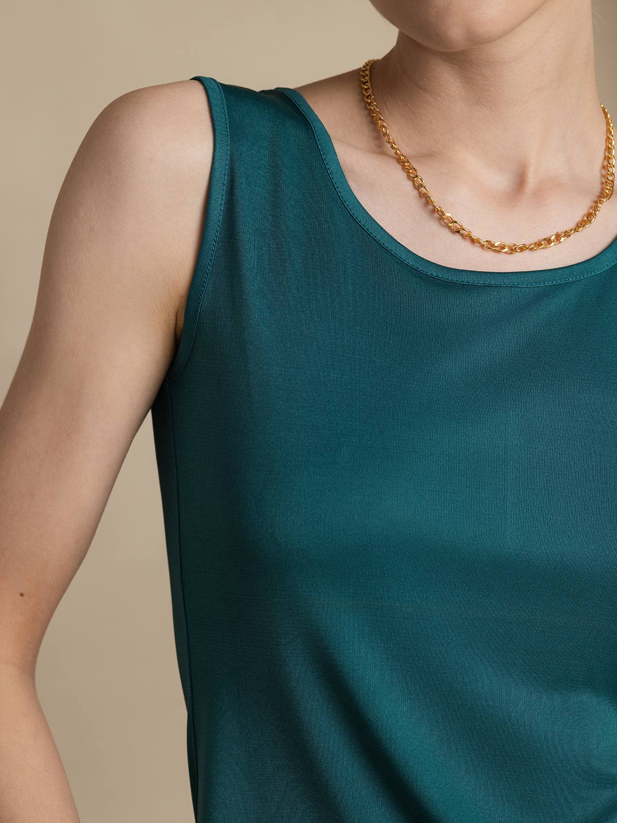 Silk Knitted Lounge Tank Top
