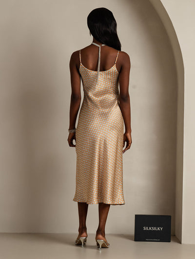 Spaghetti Strap Long Silk Nightdress/Dress