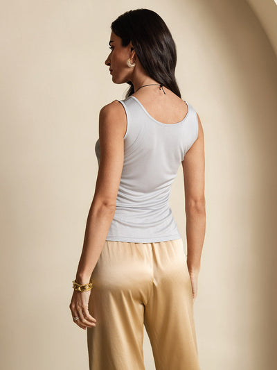 Silk Knitted Lounge Tank Top