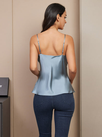 Pure Silk Spaghetti Strap Camisole Top