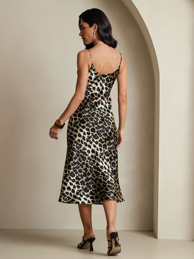 Spaghetti Strap Long Silk Nightdress/Dress