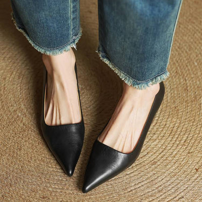 Anok Leather Heels