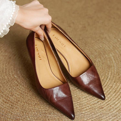 Anok Leather Heels