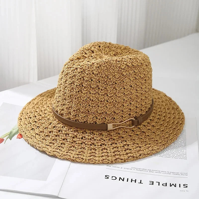 RAYA BELLE CLASSIC WOVEN FEDORA