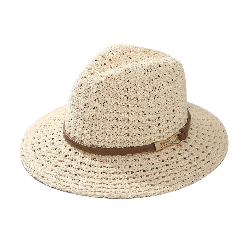 RAYA BELLE CLASSIC WOVEN FEDORA
