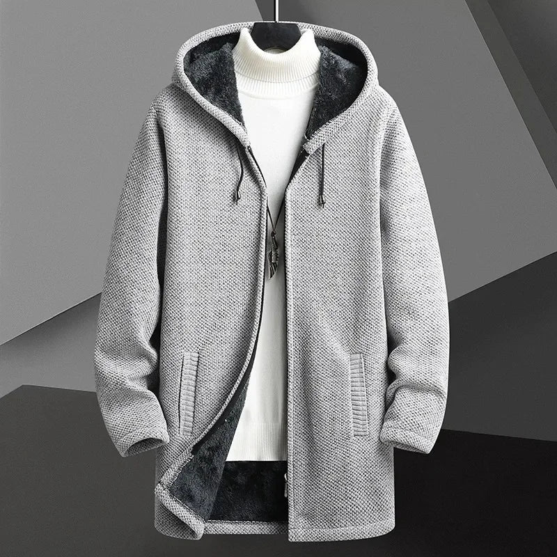 Helsinki Wool Blend Knit Overcoat