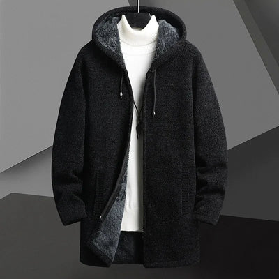 Helsinki Wool Blend Knit Overcoat