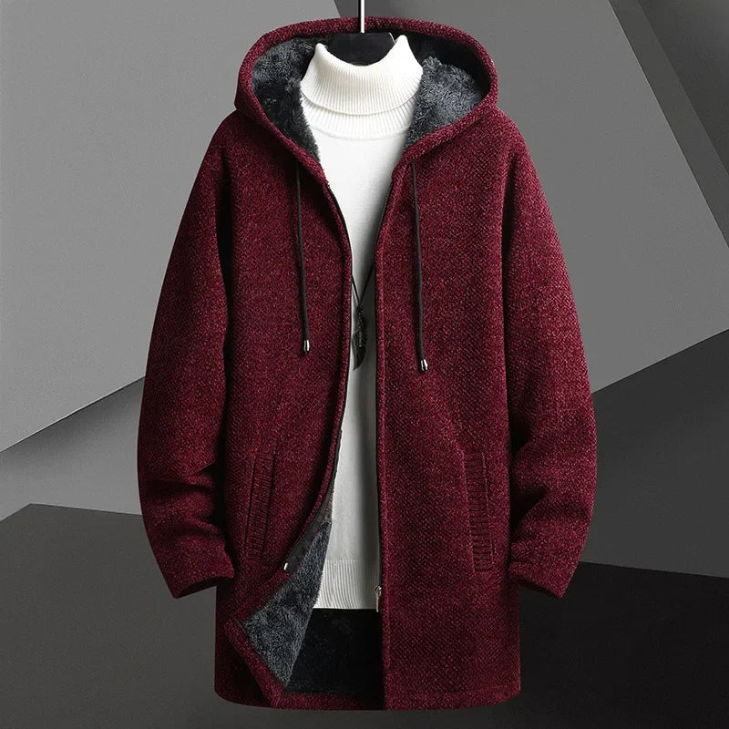 Helsinki Wool Blend Knit Overcoat
