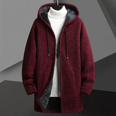 Helsinki Wool Blend Knit Overcoat