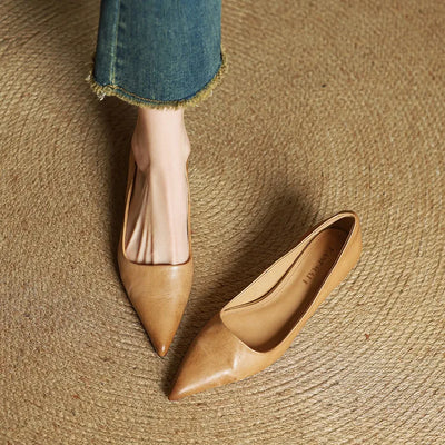 Anok Leather Heels