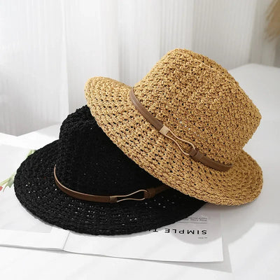 RAYA BELLE CLASSIC WOVEN FEDORA