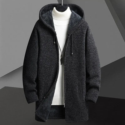 Helsinki Wool Blend Knit Overcoat