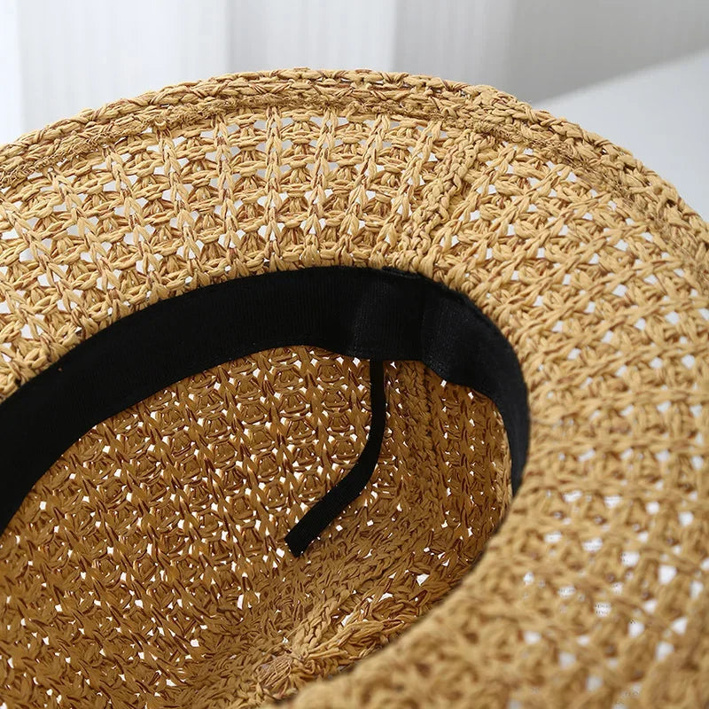 RAYA BELLE CLASSIC WOVEN FEDORA