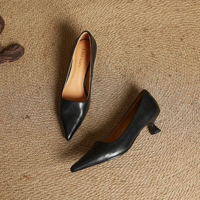 Anok Leather Heels