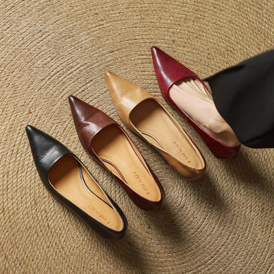 Anok Leather Heels
