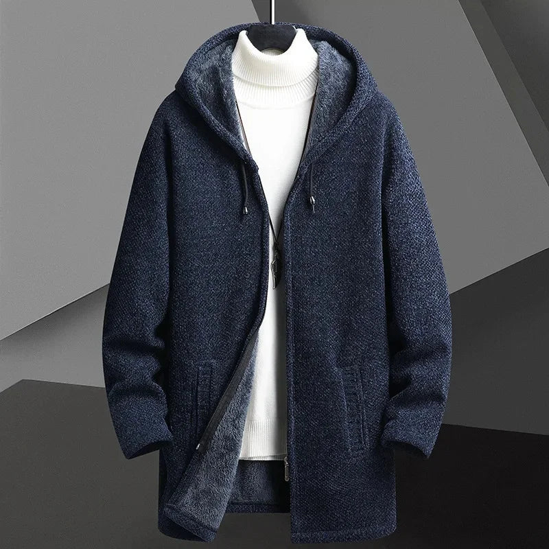 Helsinki Wool Blend Knit Overcoat