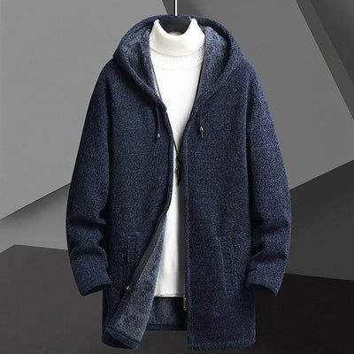 Helsinki Wool Blend Knit Overcoat