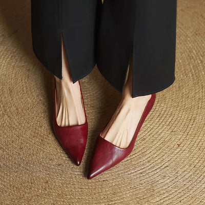 Anok Leather Heels