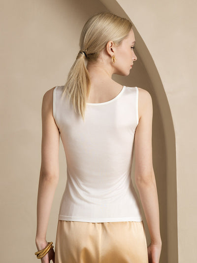 Silk Knitted Lounge Tank Top