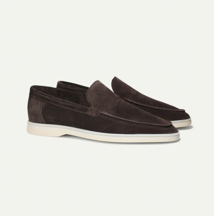 Old Money Classic Suede Loafers