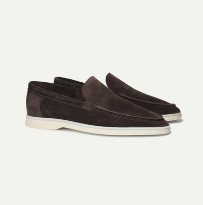 Old Money Classic Suede Loafers