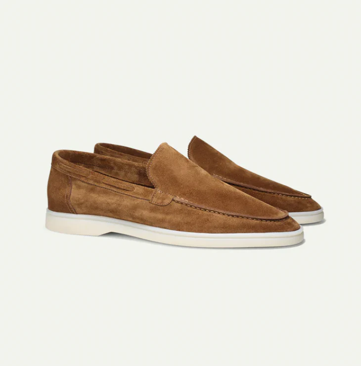 Old Money Classic Suede Loafers