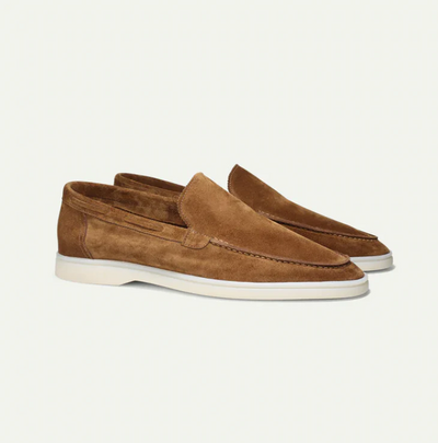 Old Money Classic Suede Loafers