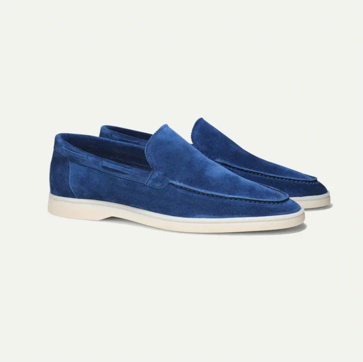 Old Money Classic Suede Loafers