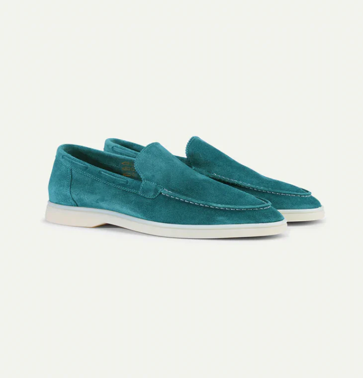 Old Money Classic Suede Loafers