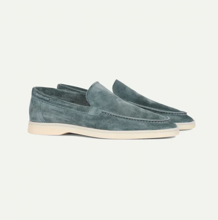 Old Money Classic Suede Loafers
