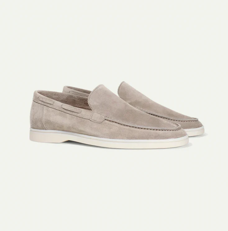 Old Money Classic Suede Loafers