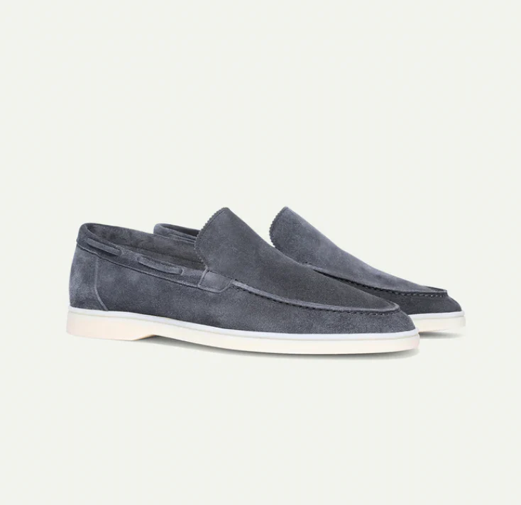 Old Money Classic Suede Loafers
