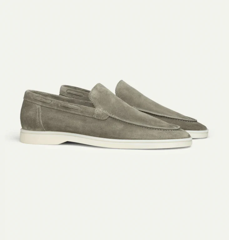 Old Money Classic Suede Loafers
