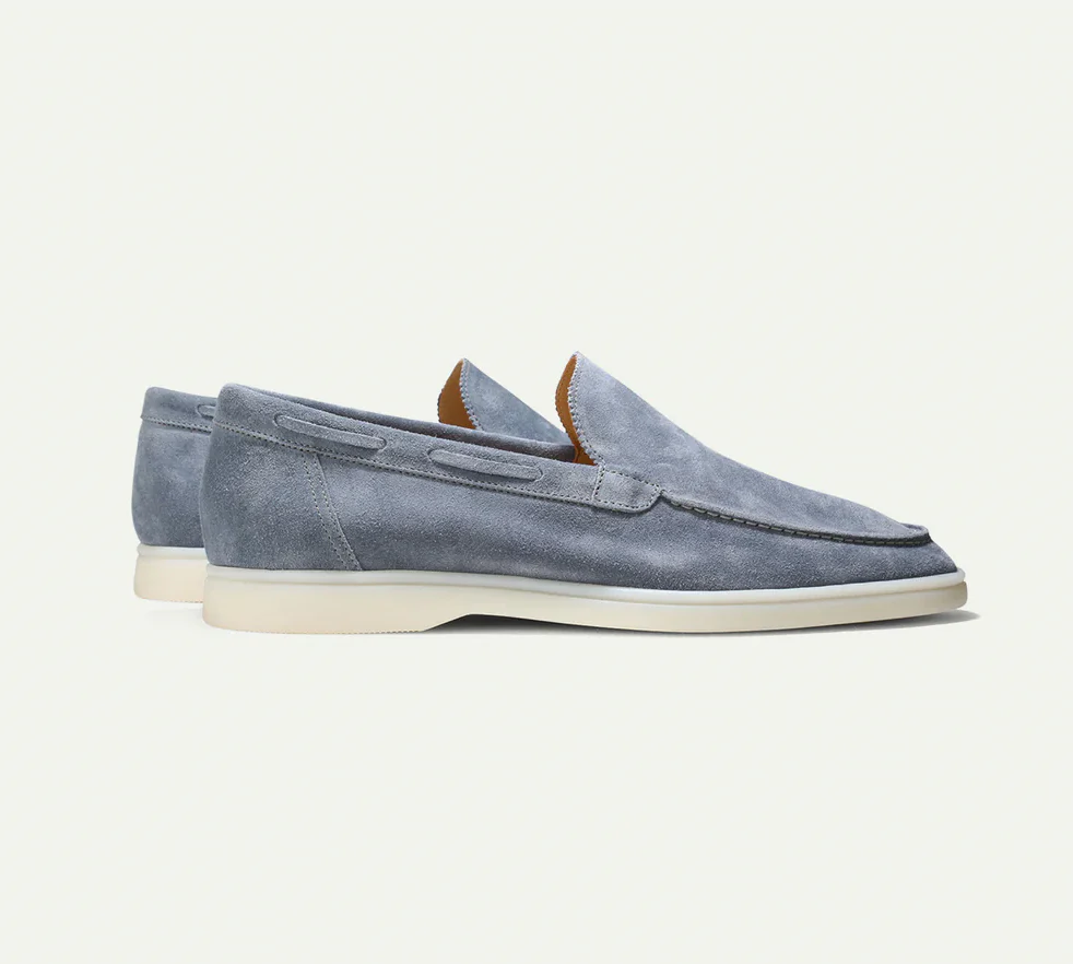 Old Money Classic Suede Loafers