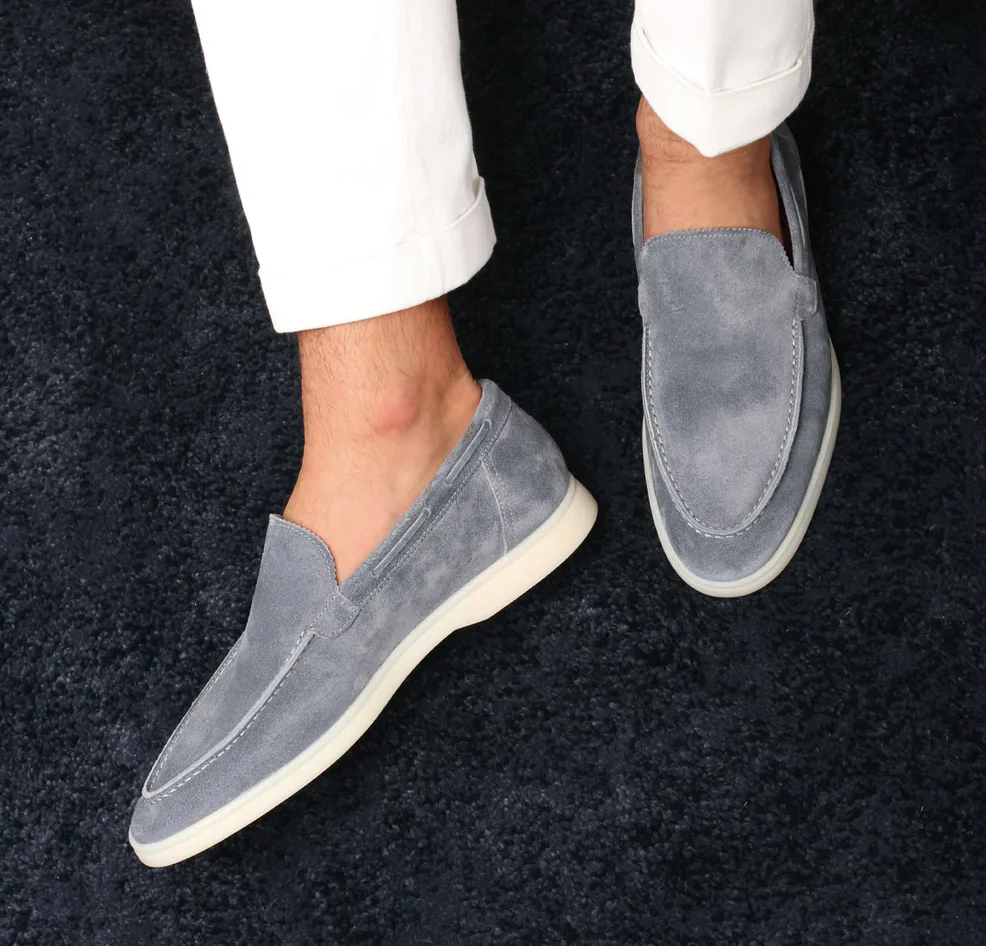 Old Money Classic Suede Loafers