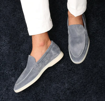 Old Money Classic Suede Loafers