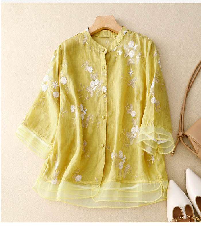 Eloise™ | Elegant Embroidered Top for a Timeless Look
