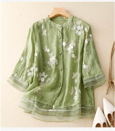 Eloise™ | Elegant Embroidered Top for a Timeless Look